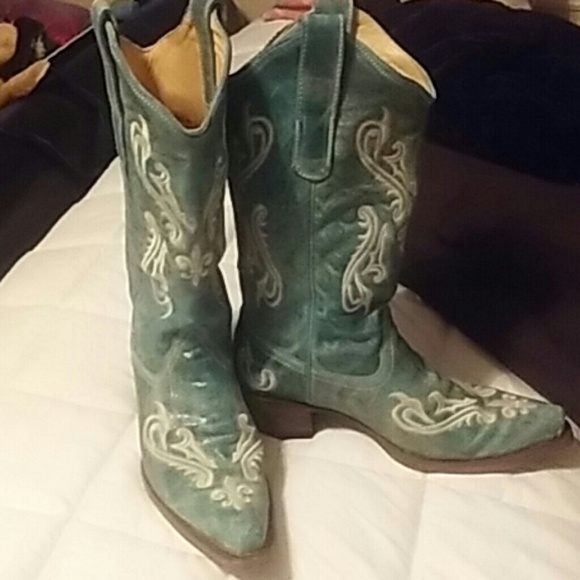 Turquoise Cowboy Boots