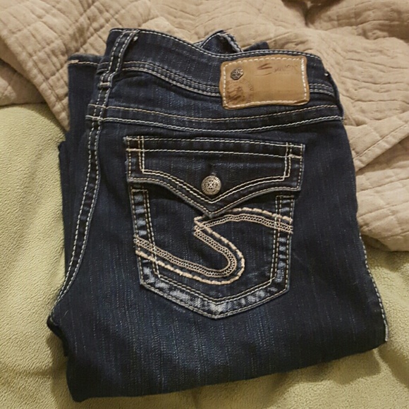 Silver jeans! Size 27 x 33 long