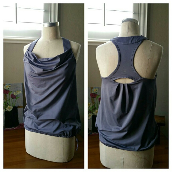 GAP Body Fit Gray Lavender Athletic Tankini