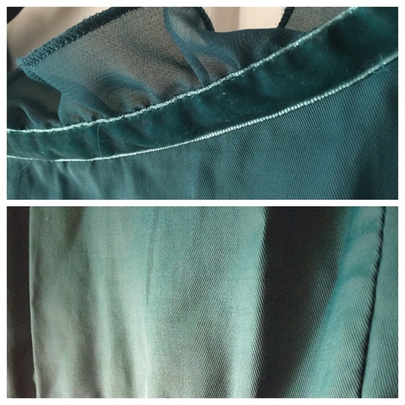 Beautiful Fossil Dark Teal Dress - Picture 3 of 4