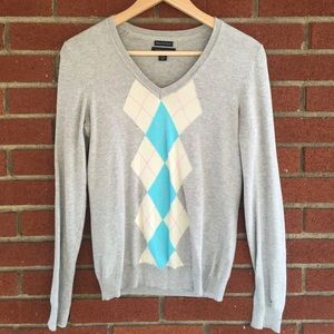 Pretty argyle sweater