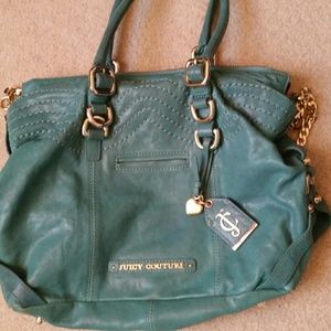 Teal blue juicy courture purse
