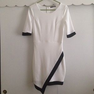 LuLu's Ivory Wrap Dress