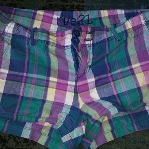 Plaid shorts
