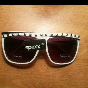 White spexx sunglasses