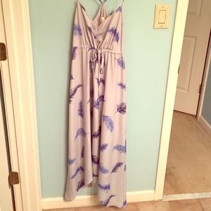 Forever 21 feather maxi dress
