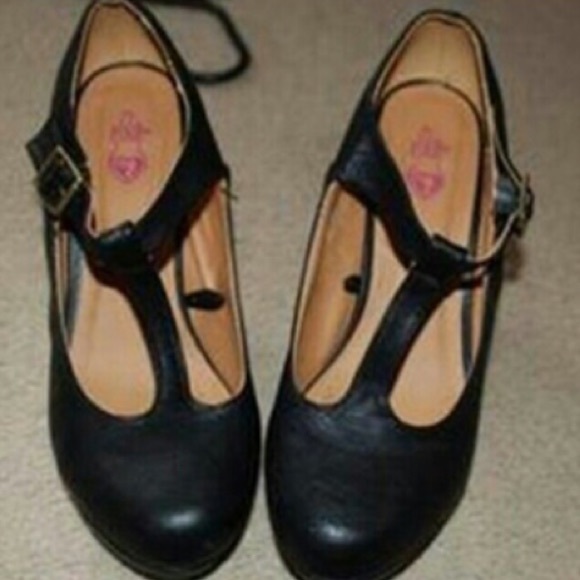 Torrid T-Strap Wedge heels