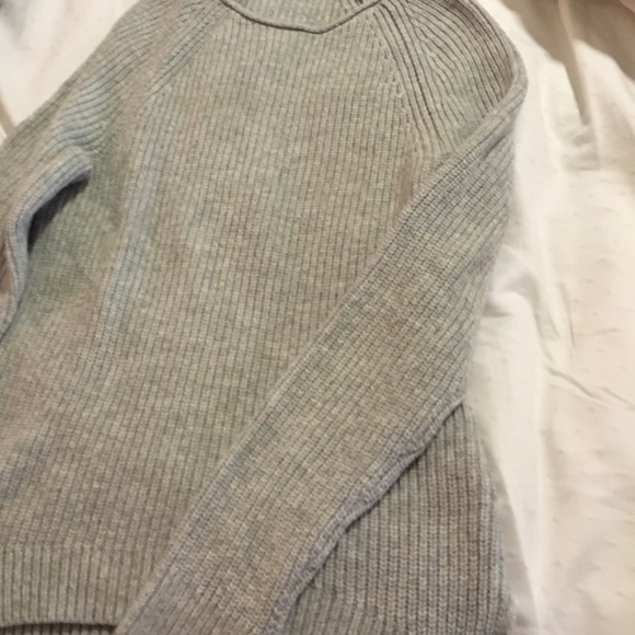 GAP Ribbed Raglan Sweater in Gray - Picture 4 of 4
