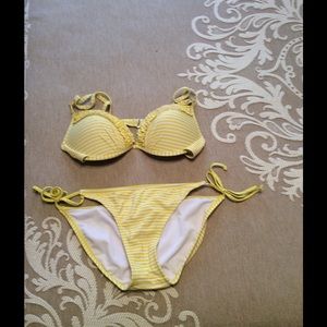 Yellow bathing suit