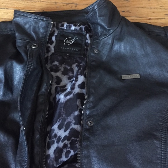 Sean John leather jacket