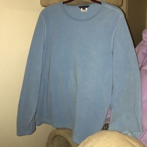 Lands' End Sweater Top Light Blue Size 1X