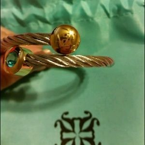 Blue Hazel Rustic Cuff