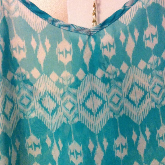 Papaya sheer top - Picture 2 of 3