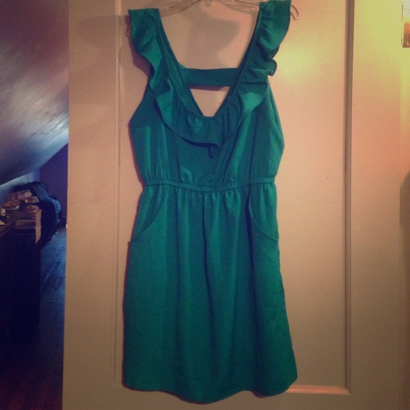 Sexy little green dress