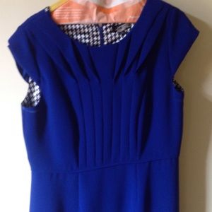 Royal blue dress