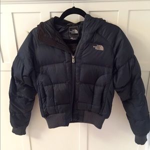 North Face Fur Hood 550 Down Jacket