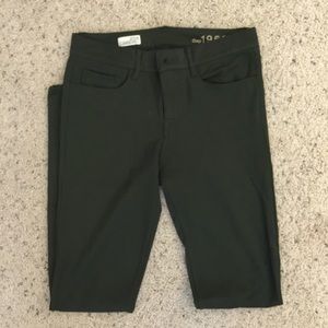 Dark Green 1969 Gap Jean Leggings