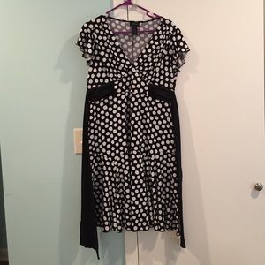 Black and White Polka Dot Dress