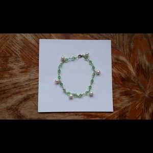 Swarovksi Crystals and Freshwater Pearls Bracelet