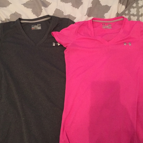 Two under armour workout shirts!!!
