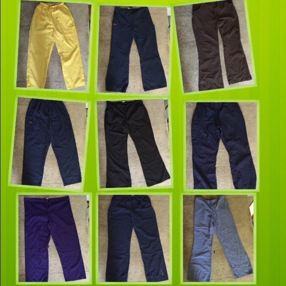 Scrub Pants Sz Large X 9