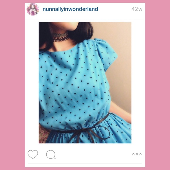 🌈😇blue polka dots princess retro dress😇🌈 - Picture 2 of 2