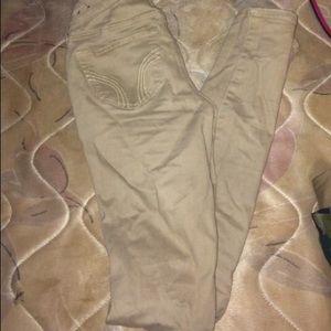Hollister khaki skinny jeans