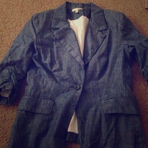 Denim blazer size medium