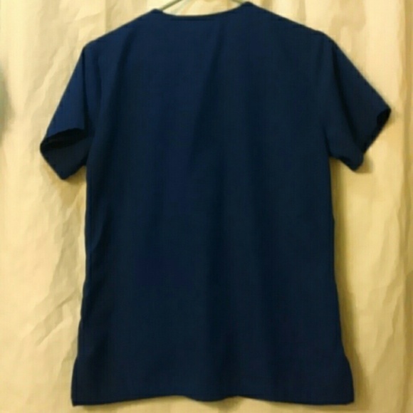 Blue Scrub Top - Picture 2 of 3
