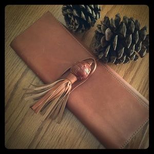 Banana Republic Leather Clutch