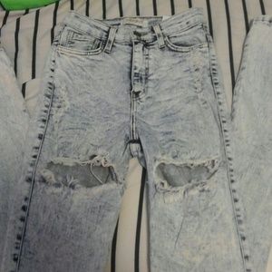 Vibrant High Wasted Skinnies