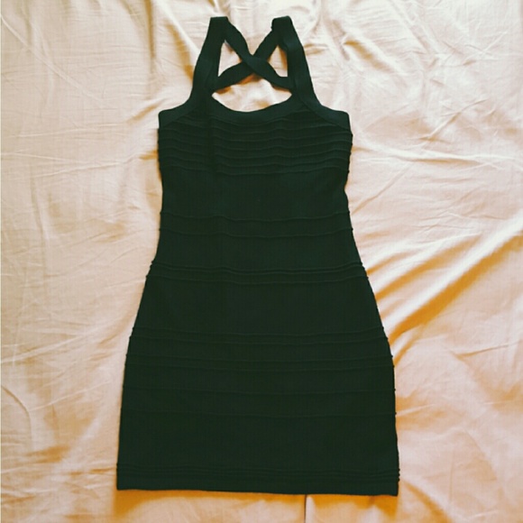 Black Mini Bodycon Dress 🌹