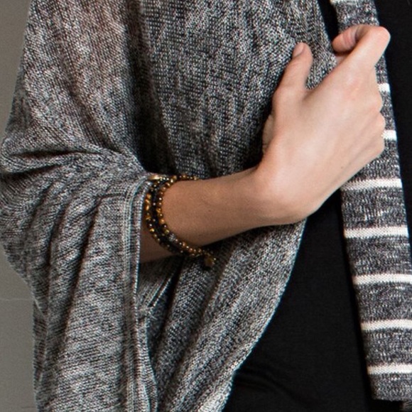 XX ADELIE cozy dolman cardigan - BURGUNDY - Picture 3 of 3