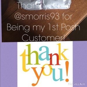 Thank you, @smorris93! First customer! 💖