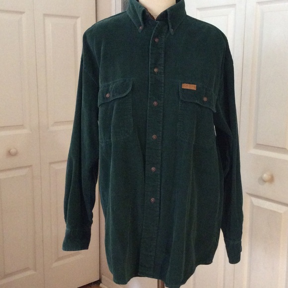 Chaps by Ralph Lauren Tops - 🌲HUNTER GREEN CORDUROY BUTTON DOWN🌲