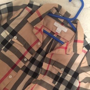 Burberry 3yr. Button down shirts !!! Wore once