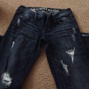 Bullhead bootcut distressed jeans 5 short