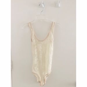 American Apparel Floral Lace One Piece