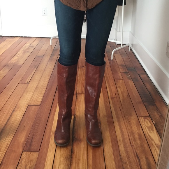 Nine West tall leather boots