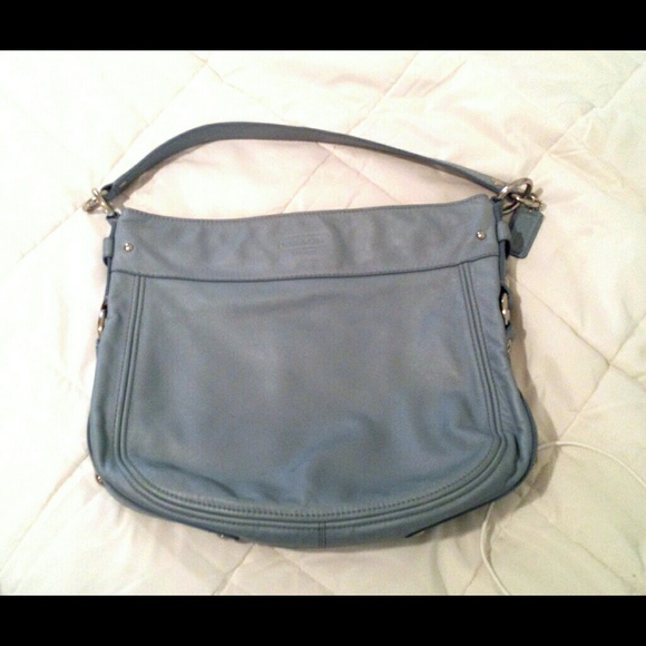 Light blue coach bag