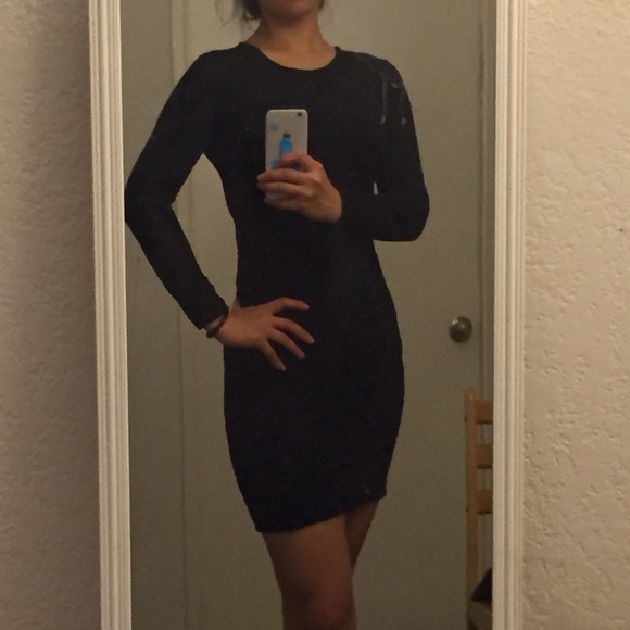 LS Little Black H&M mini Dress with hidden lace