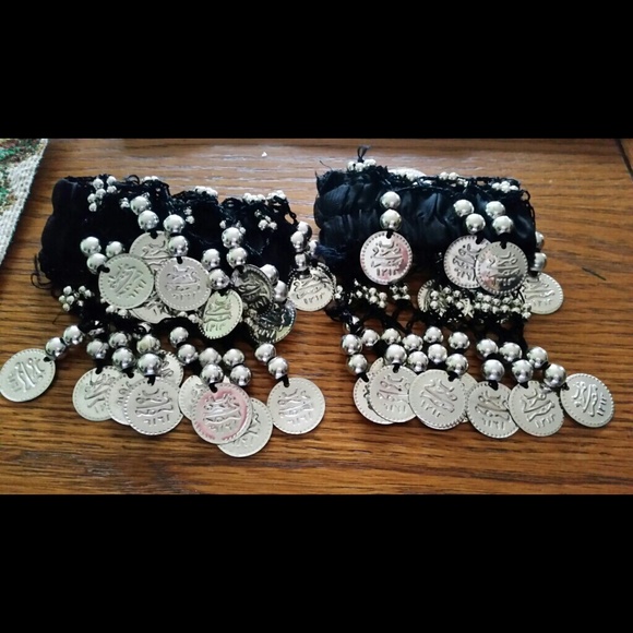 Belly dancer ankle bands