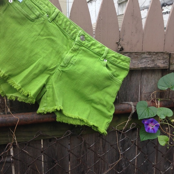 MK citrus denim shorts
