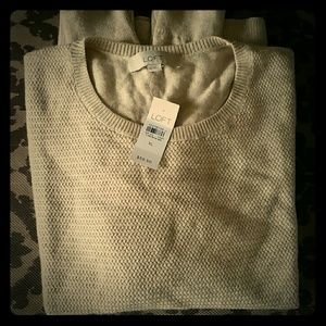 NWT cream sweater