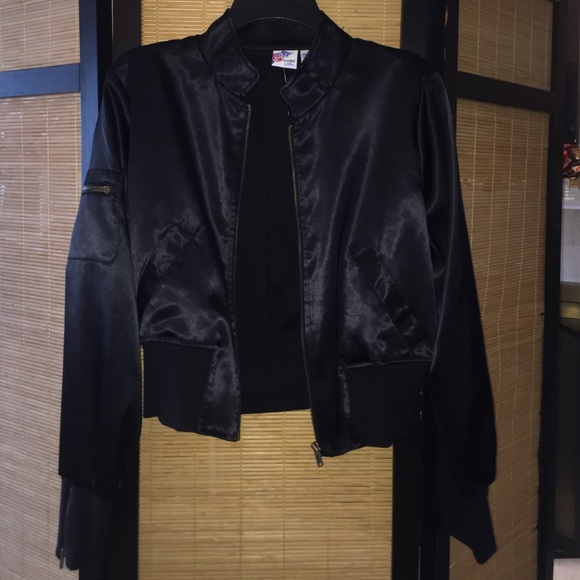 Black Satin jacket