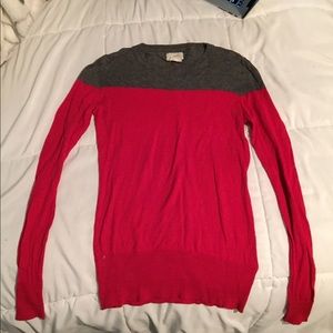Urban Outfitters Red and Grey Sweater