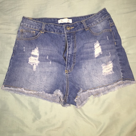 Short Denim High Waisted Shorts