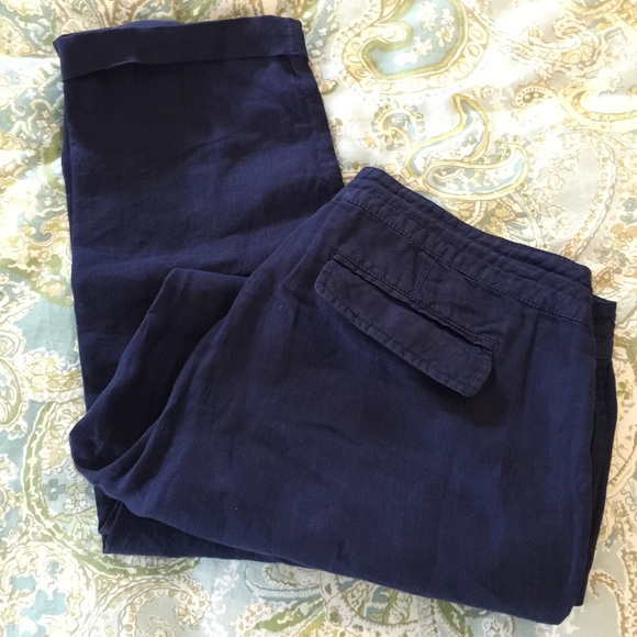 Joie blue linen pants
