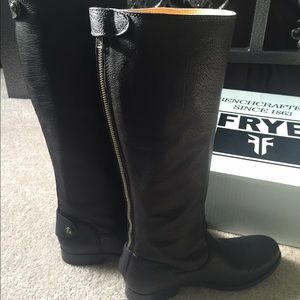 Frye Melissa Button Back Zip Knee-High Boot