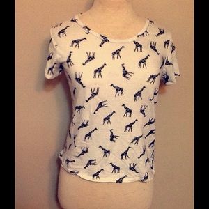 Giraffe shirt!